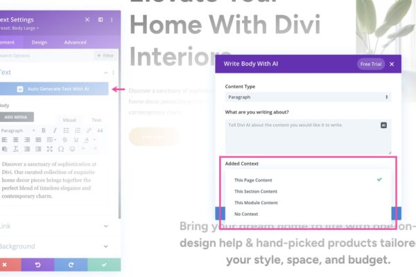 How to Transform A Divi Layout Using Divi AI