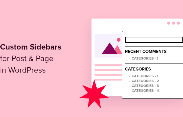 How to Display Different Sidebar for Each Post and Page in WordPress