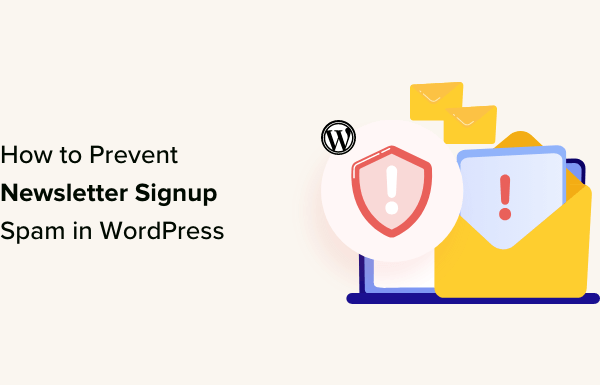 How to Prevent Newsletter Signup Spam in WordPress