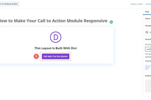 How to Make Your Divi Call to Action Module Responsive