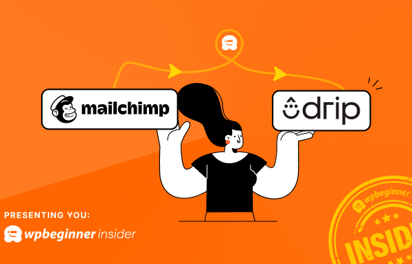 Why WPBeginner Switched From Mailchimp to Drip – 4 Reasons