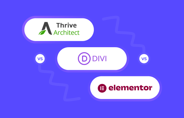 Which Is Better: Thrive Architect vs Divi vs Elementor