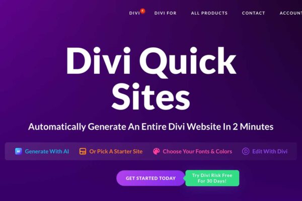 How To Use Divi’s New Starter Sites (Guide)