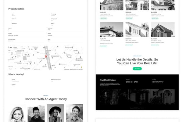 New Divi Starter Site for Real Estate (Quick Install)