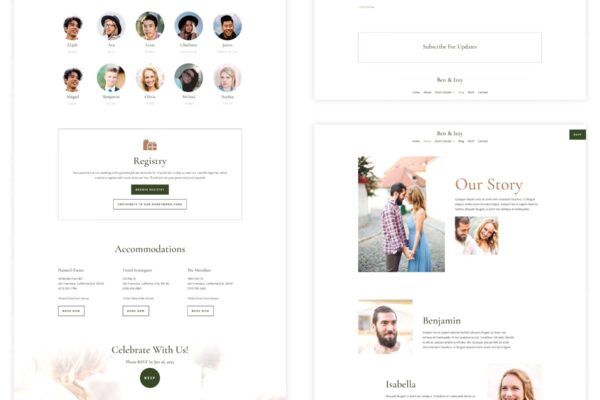 New Divi Starter Site for Weddings (Quick Install)