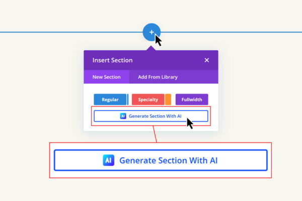 How to Use Divi’s New AI Section Generator